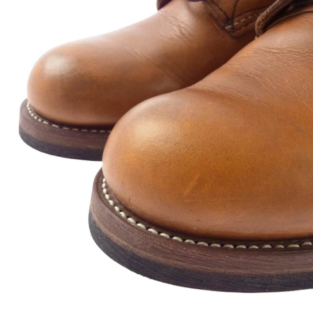 RED WING レッドウィング 9013 BECKMAN CHESTNUT ベックマン チェスナット フェザー ストーン プレーン トゥ ブーツ ブラウン系 28.0【中古】