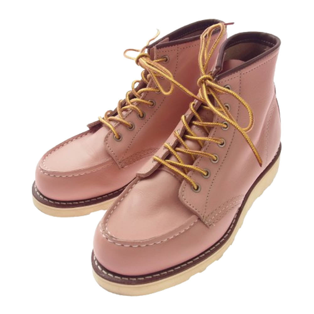 RED WING レッドウィング 3387 Classic Work Moc Toe クラシック モック トゥ ワーク ブーツ ピンク系 22.5cm【中古】