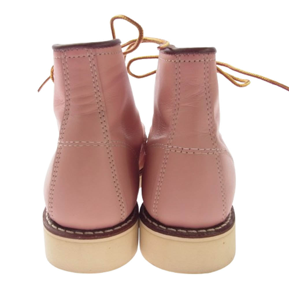 RED WING レッドウィング 3387 Classic Work Moc Toe クラシック モック トゥ ワーク ブーツ ピンク系 22.5cm【中古】