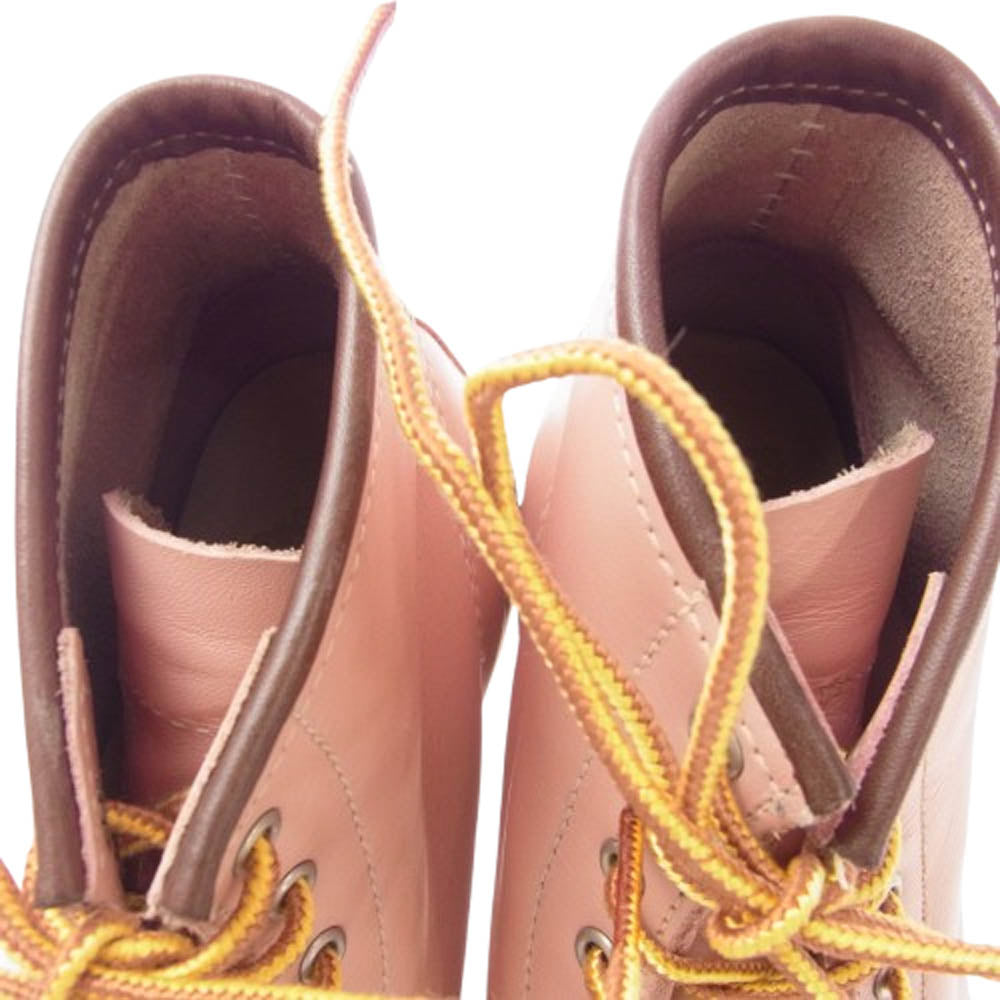 RED WING レッドウィング 3387 Classic Work Moc Toe クラシック モック トゥ ワーク ブーツ ピンク系 22.5cm【中古】