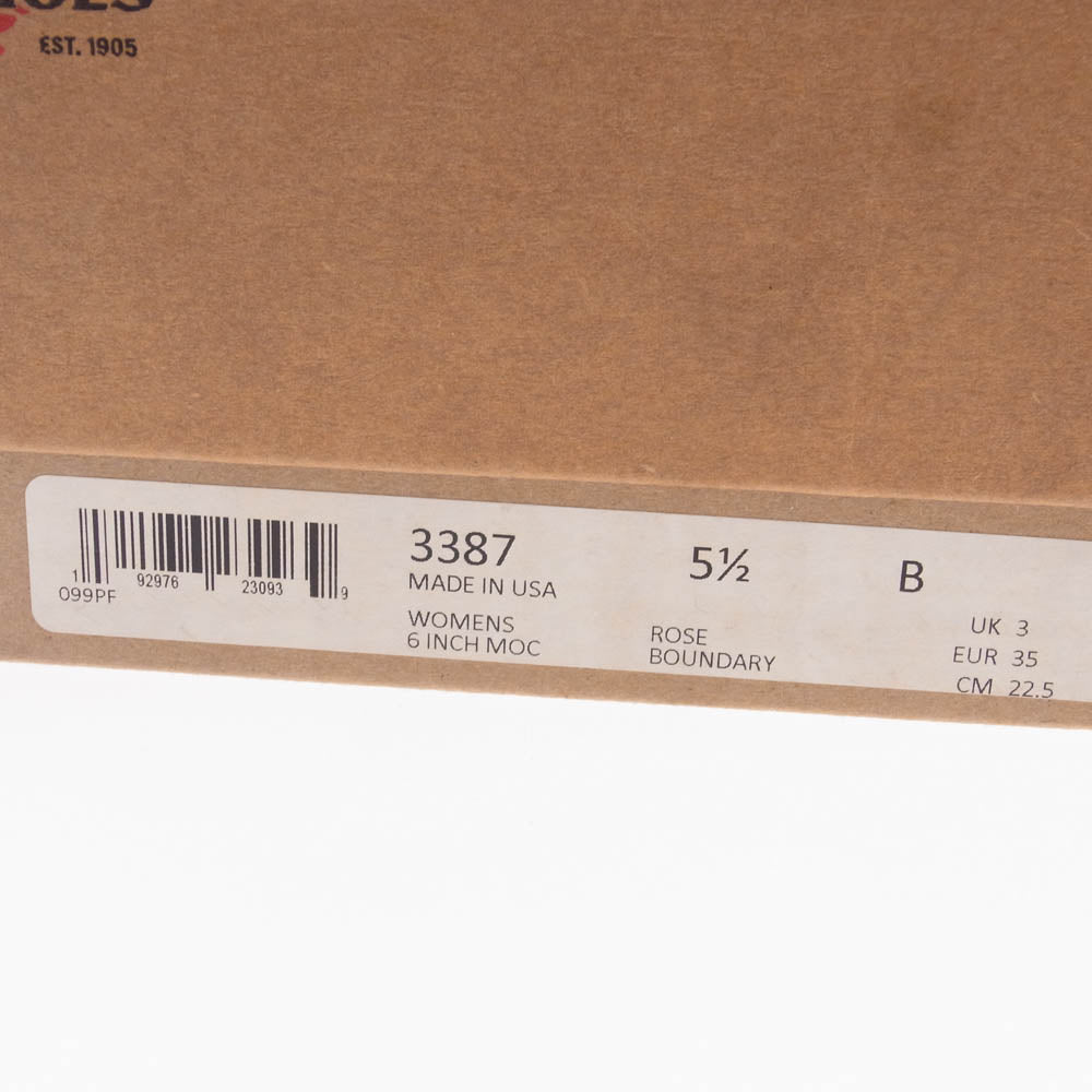 RED WING レッドウィング 3387 Classic Work Moc Toe クラシック モック トゥ ワーク ブーツ ピンク系 22.5cm【中古】
