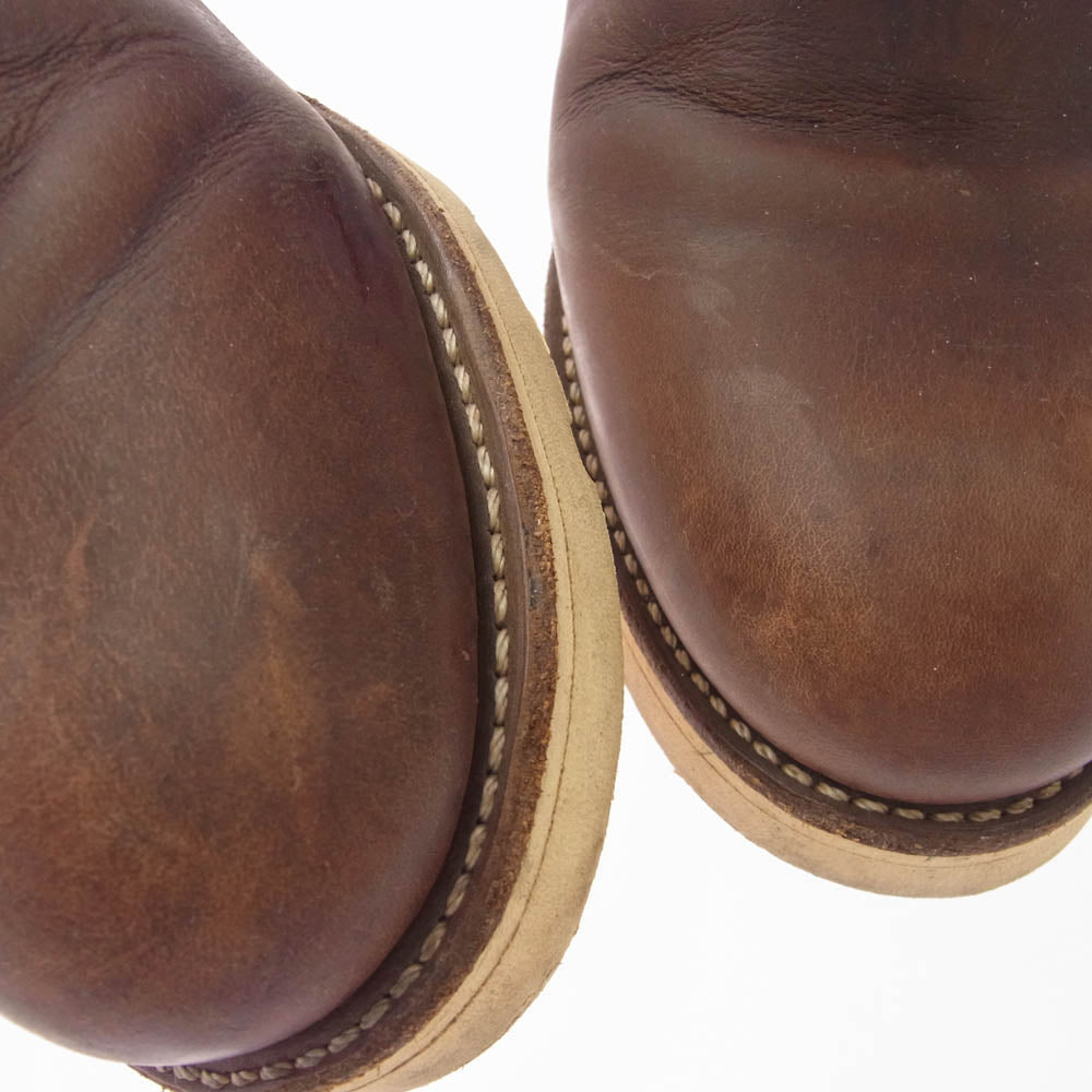 RED WING レッドウィング 2971 刺繍羽根タグ エンジニア ブーツ ブラウン系 9D【中古】