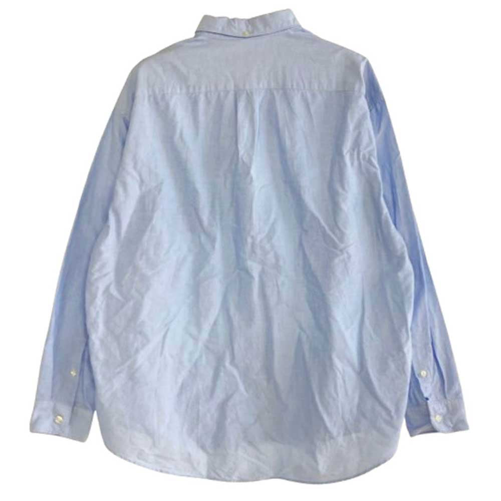 Supreme シュプリーム 23AW Loose Fit Oxford Shirt ルーズフィット オックスフォード ボタンダウン 長袖シャツ ライトブルー系 L【中古】