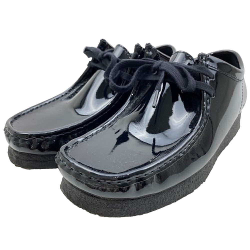 Supreme シュプリーム 24SS Patent Leather Wallabee パテントレザー ワラビー シューズ ブラック系 40【中古】