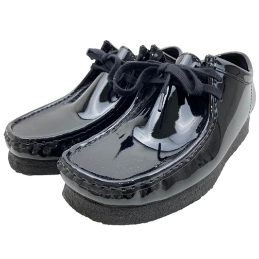 Supreme シュプリーム 24SS Patent Leather Wallabee パテントレザー ワラビー シューズ ブラック系 40【中古】