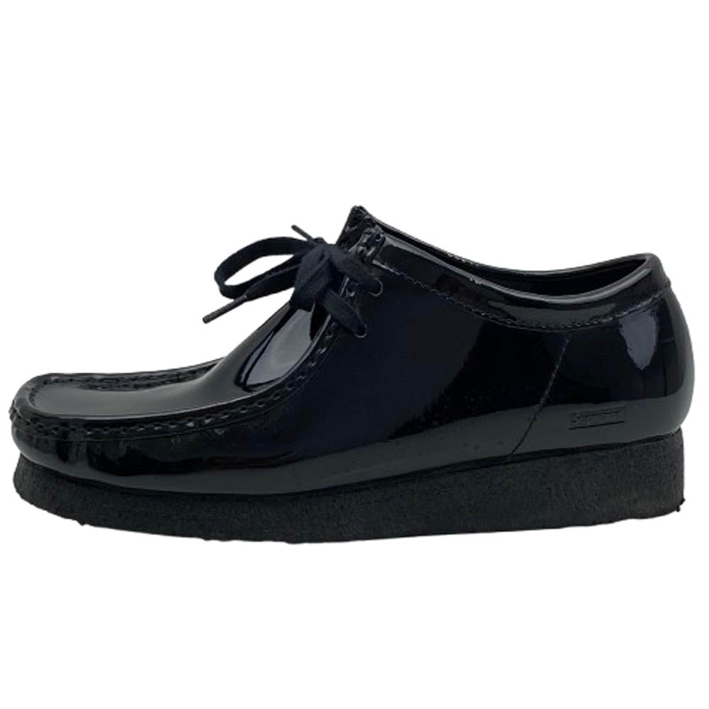 Supreme シュプリーム 24SS Patent Leather Wallabee パテントレザー ワラビー シューズ ブラック系 40【中古】