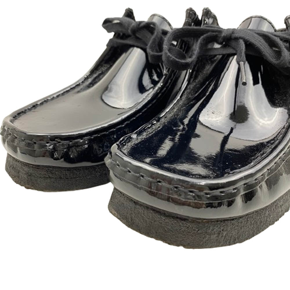 Supreme シュプリーム 24SS Patent Leather Wallabee パテントレザー ワラビー シューズ ブラック系 40【中古】