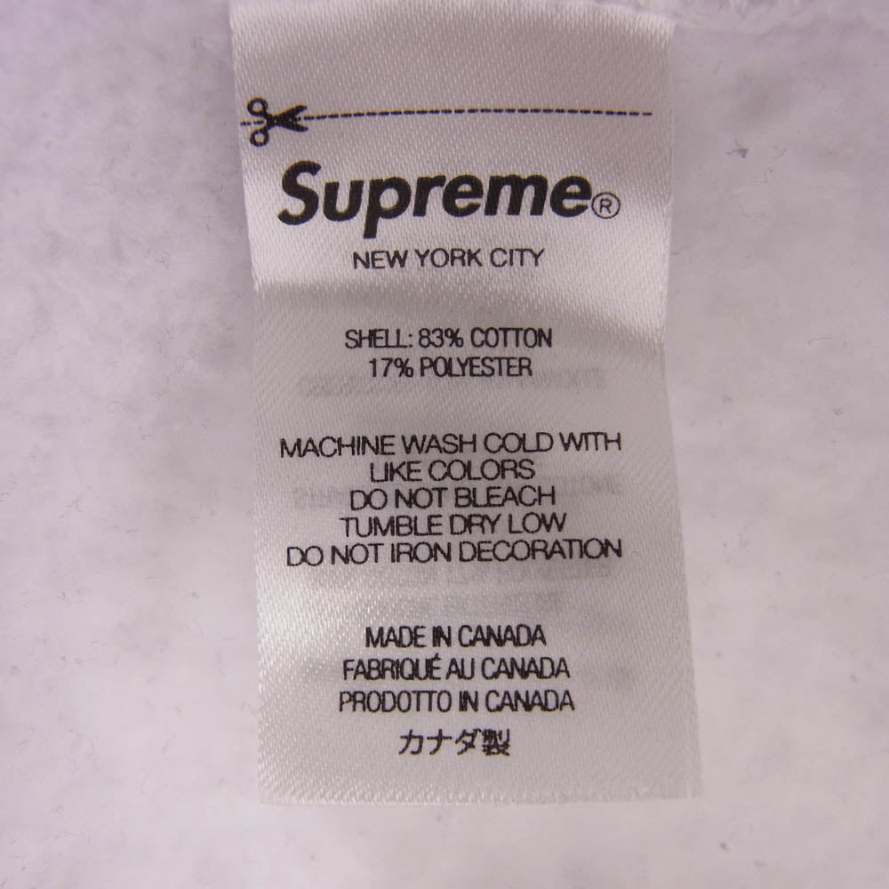 Supreme シュプリーム Small Box Hooded Sweatshirt スモール ボックスロゴ フーデッド スウェットシャツ プルオーバーパーカー グレー系 L【中古】