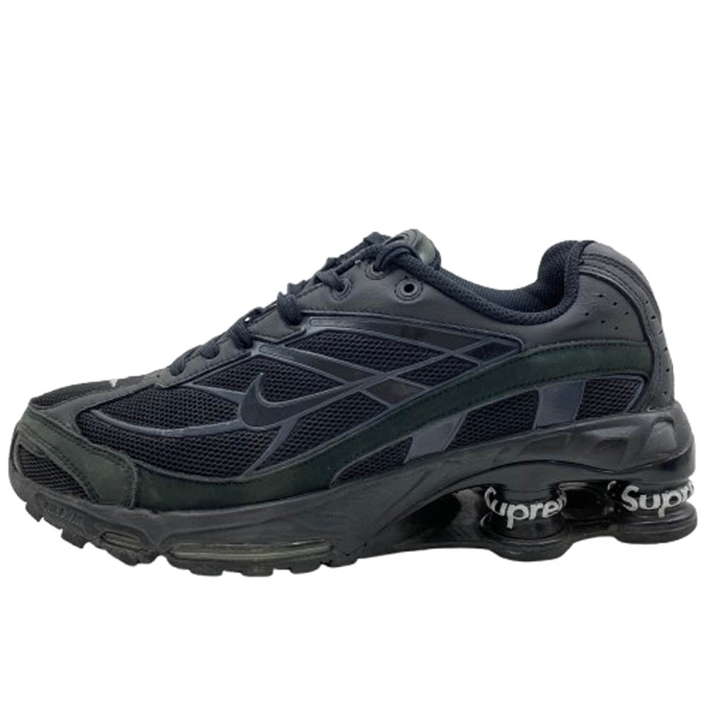 Supreme シュプリーム DN1615-001 【フェイクバスターズ鑑定済】 × NIKE ナイキ Shox Ride 2 ショックス ライド 2 ローカットスニーカー ブラック系 27cm【中古】