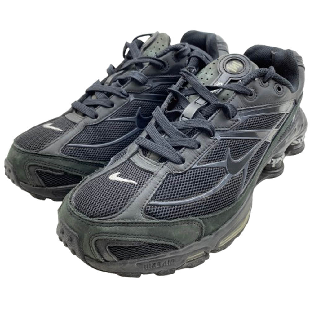 Supreme シュプリーム DN1615-001 【フェイクバスターズ鑑定済】 × NIKE ナイキ Shox Ride 2 ショックス ライド 2 ローカットスニーカー ブラック系 27cm【中古】