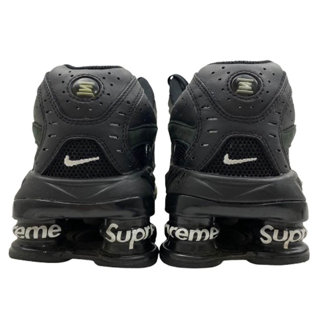 Supreme シュプリーム DN1615-001 【フェイクバスターズ鑑定済】 × NIKE ナイキ Shox Ride 2 ショックス ライド 2 ローカットスニーカー ブラック系 27cm【中古】