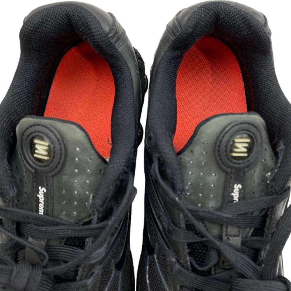 Supreme シュプリーム DN1615-001 【フェイクバスターズ鑑定済】 × NIKE ナイキ Shox Ride 2 ショックス ライド 2 ローカットスニーカー ブラック系 27cm【中古】