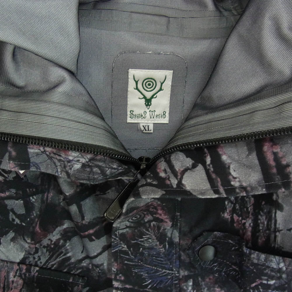 South2 West8 サウスツーウェストエイト 20SS GL772 RIVER TREK JACKET 3 LAYER リバー トレック ジャケット 3レイヤー マウンテンパーカ ブラック系 XL【中古】