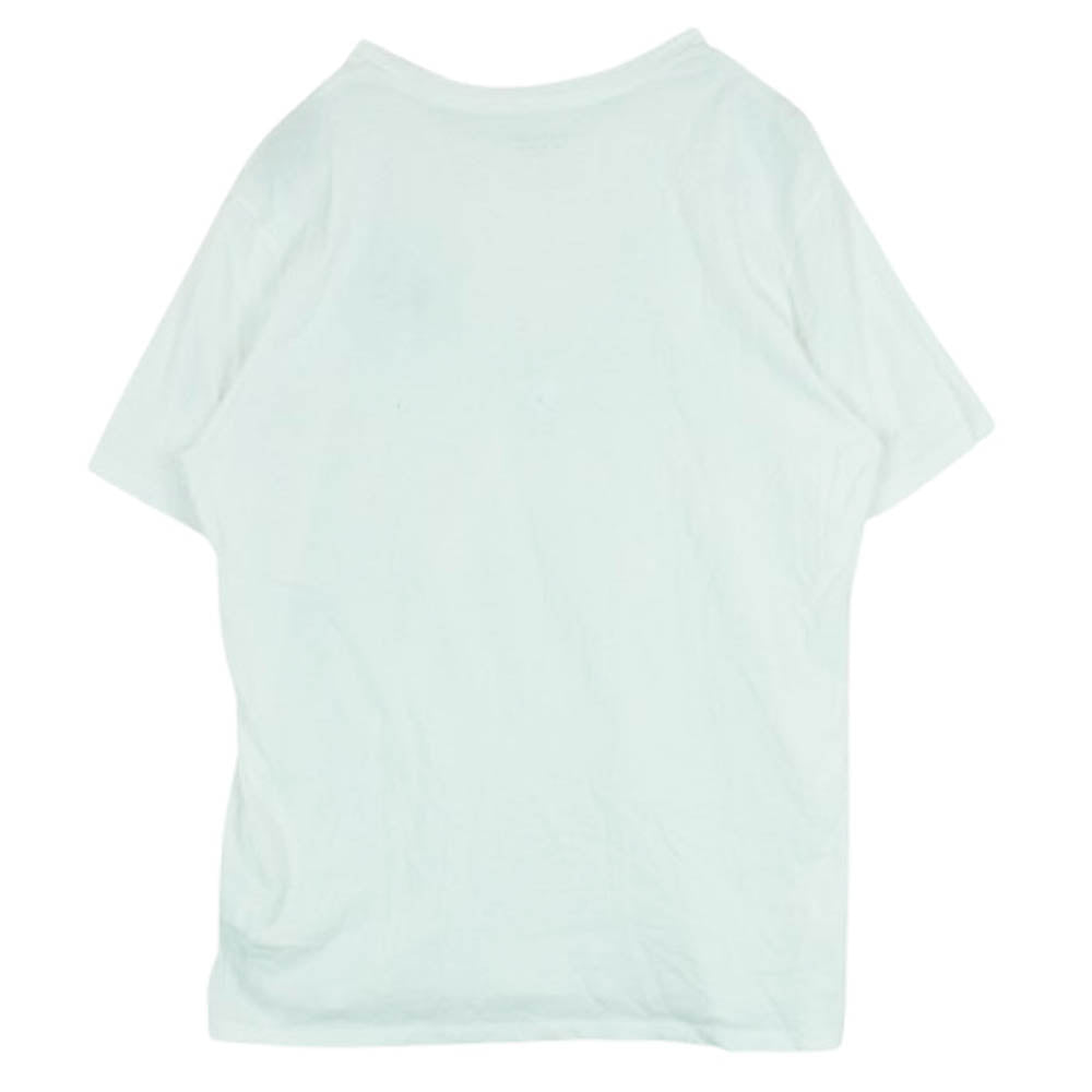 ALLSAINTS オールセインツ MG224W フラワー ロゴ プリント 半袖 Tシャツ カットソー ポルトガル製 ホワイト系 L【中古】