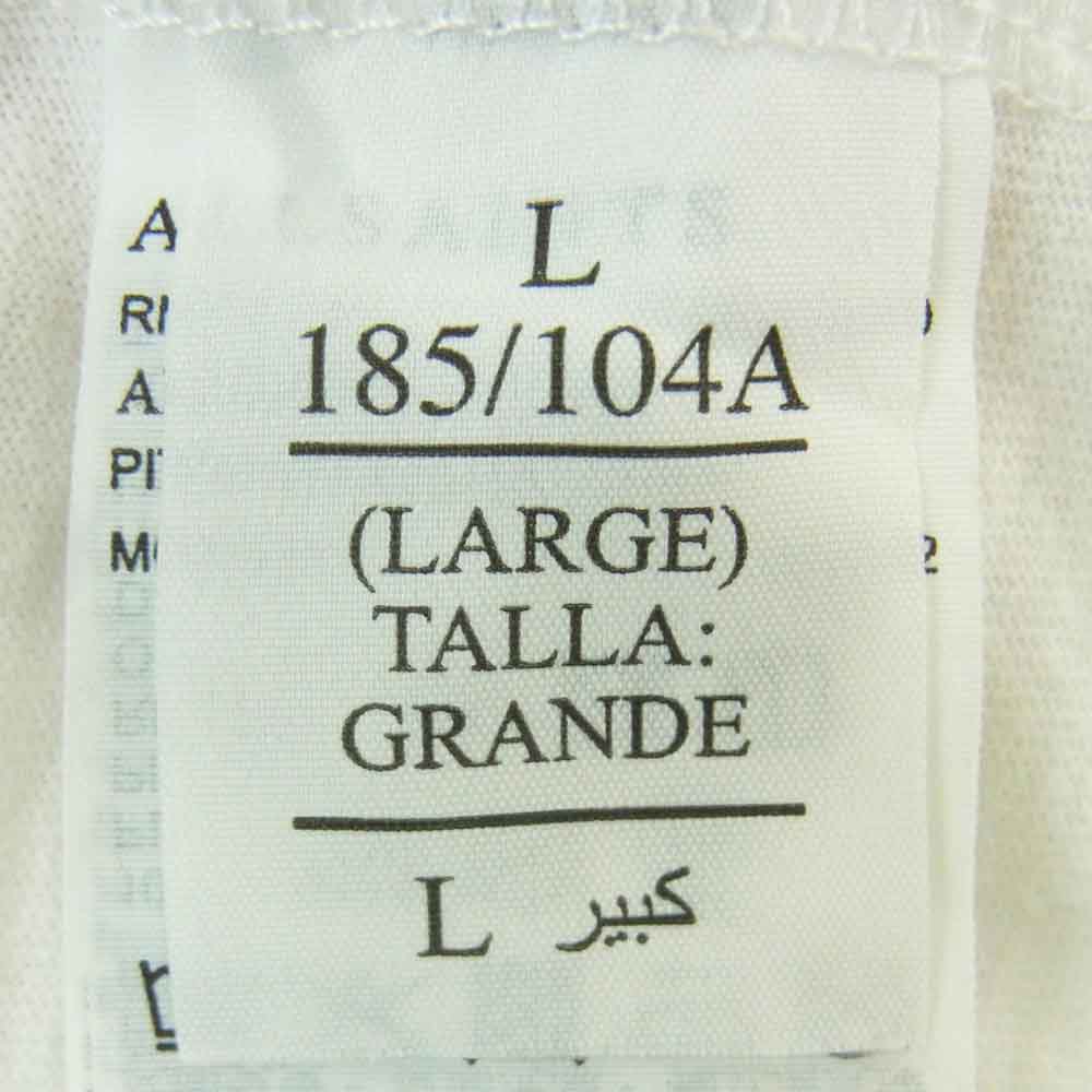 ALLSAINTS オールセインツ MG224W フラワー ロゴ プリント 半袖 Tシャツ カットソー ポルトガル製 ホワイト系 L【中古】