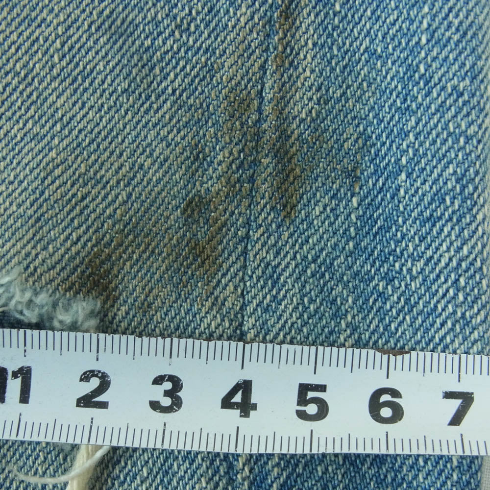 SWAGGER スワッガー SWGPTS-519 シンチバック ダメージ デニム パンツ 日本製 インディゴブルー系 34【中古】