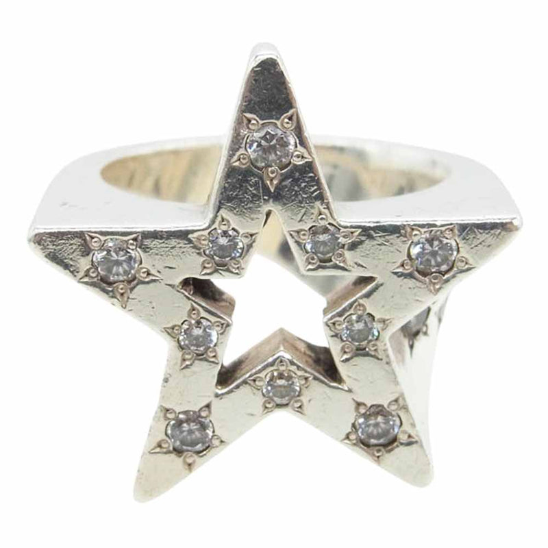 BANKROBBER バンクロバー MAGICALDESIGN マジカルデザイン STAR BRIGHT RING スターブライトリング シルバー950 シルバー系 21.5号【中古】