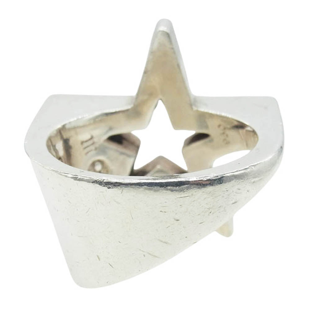 BANKROBBER バンクロバー MAGICALDESIGN マジカルデザイン STAR BRIGHT RING スターブライトリング シルバー950 シルバー系 21.5号【中古】
