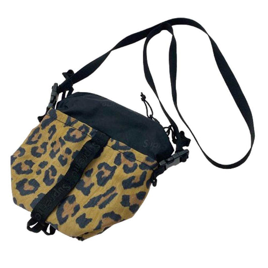 Supreme シュプリーム 20AW Leopard Neck Pouch レオパード ネックポーチ ショルダー バッグ ブラウン系【中古】
