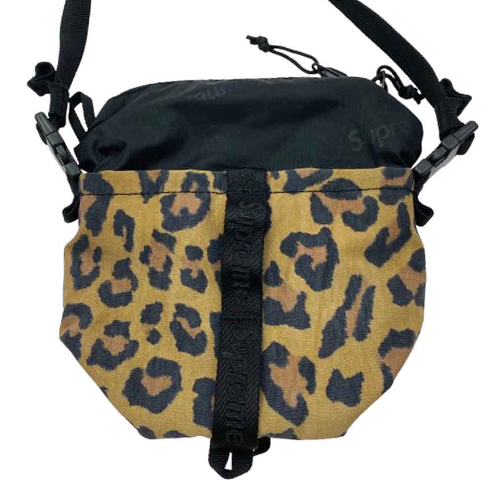 Supreme シュプリーム 20AW Leopard Neck Pouch レオパード ネックポーチ ショルダー バッグ ブラウン系【中古】