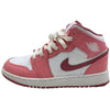 NIKE AIR JORDAN ナイキ ジョーダン DQ8423-616 GS Air Jordan 1 Mid Coral Chalk AJ1 エアジョーダン ミッド スニーカー ピンク系 23.5cm【中古】