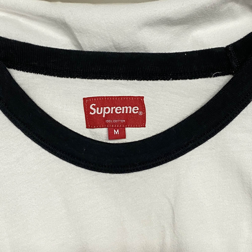 Supreme シュプリーム 16SS Betty Boop Raglan ベティ ブープ ラグラン ロングスリーブ カットソー 長袖 Tシャツ ロンT ホワイト系 M【中古】