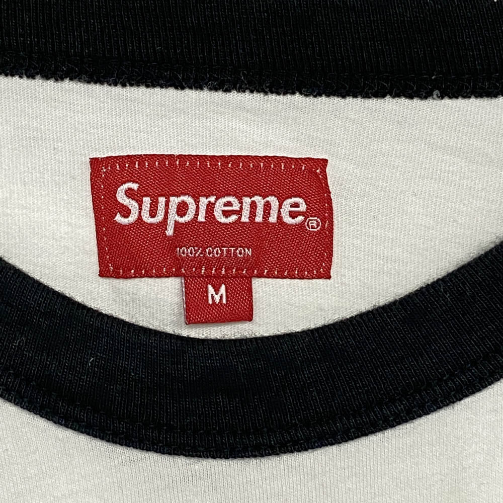 Supreme シュプリーム 16SS Betty Boop Raglan ベティ ブープ ラグラン ロングスリーブ カットソー 長袖 Tシャツ ロンT ホワイト系 M【中古】