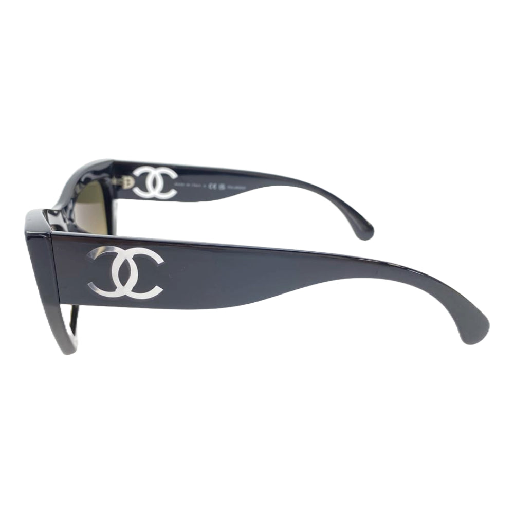 CHANEL シャネル ココマーク シェイプ グラデーション サングラス アイウェア ブラック系 54□17　140【中古】
