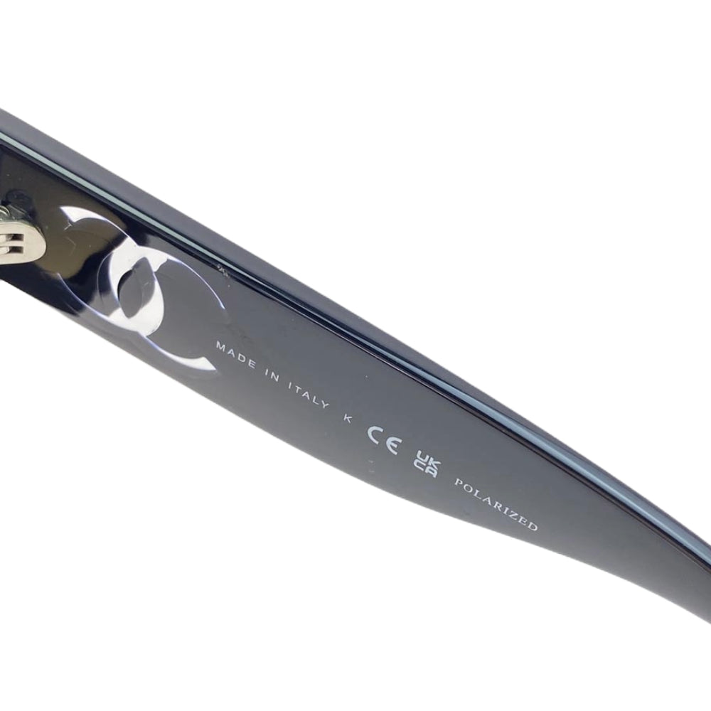 CHANEL シャネル ココマーク シェイプ グラデーション サングラス アイウェア ブラック系 54□17　140【中古】