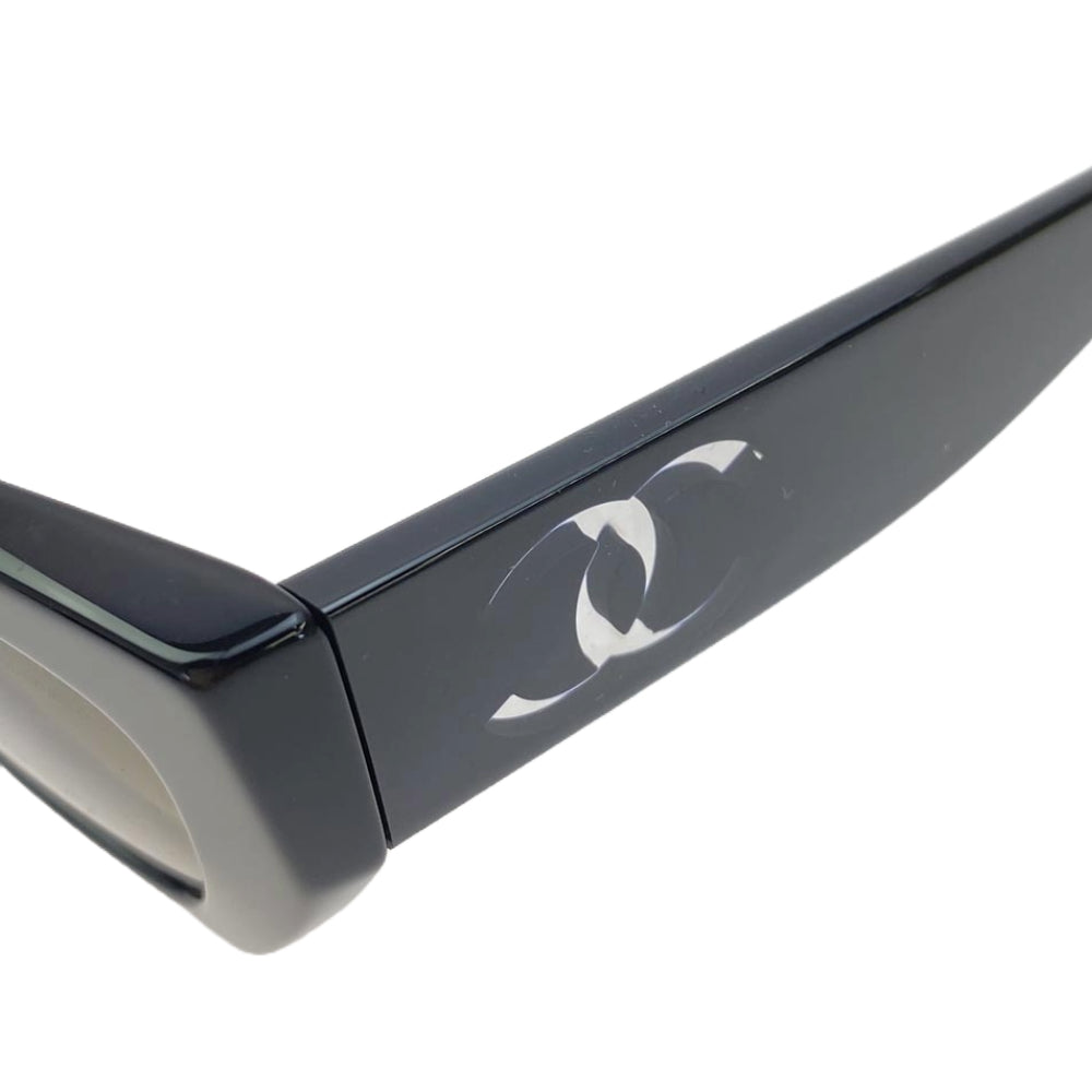 CHANEL シャネル ココマーク シェイプ グラデーション サングラス アイウェア ブラック系 54□17　140【中古】