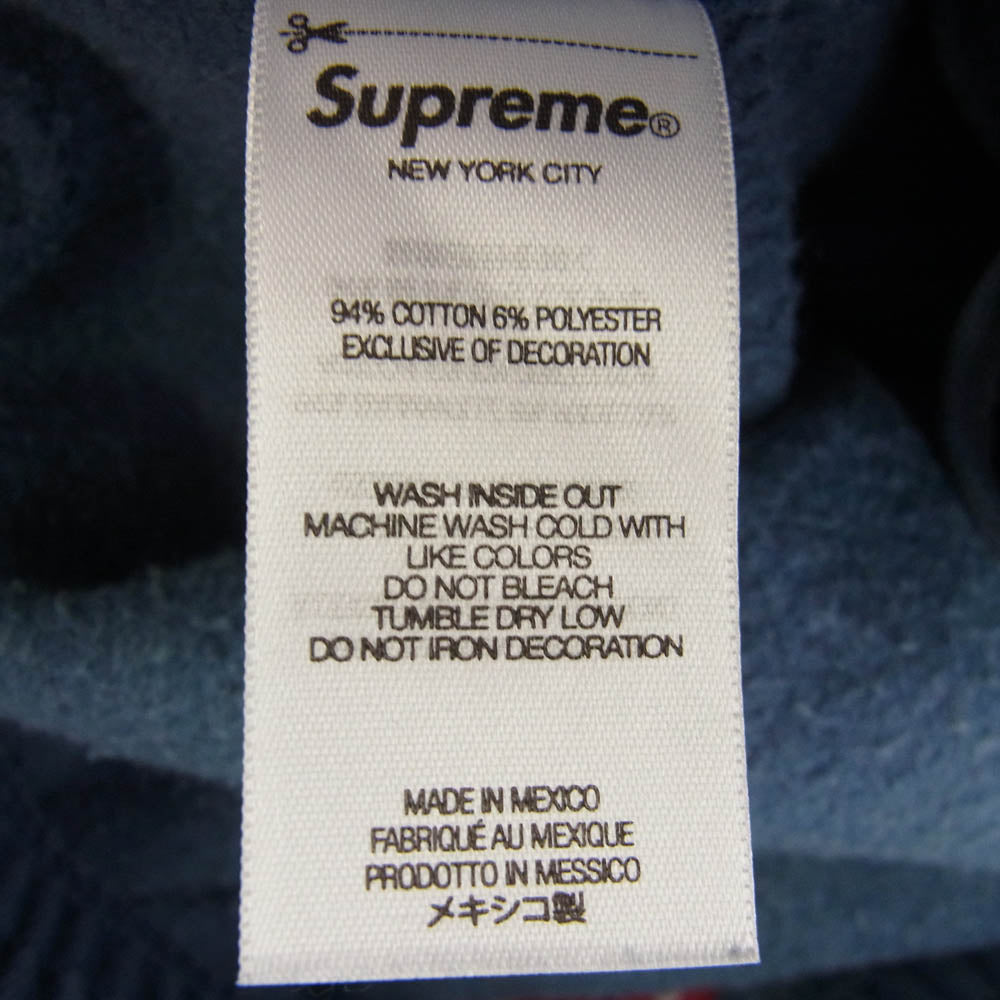 Supreme シュプリーム 24SS Overdyed Small Box Sweatshort オーバーダイ スモール ボックス スウェット ショート パンツ ブルー系 M【中古】