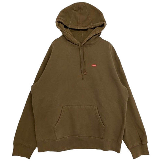 Supreme シュプリーム 22SS SMALL BOX LOGO SWEAT SHIRT スモールボックス フーディ スウェット パーカー ブラウン系 L【中古】