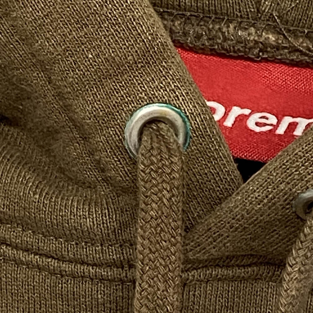 Supreme シュプリーム 22SS SMALL BOX LOGO SWEAT SHIRT スモールボックス フーディ スウェット パーカー ブラウン系 L【中古】