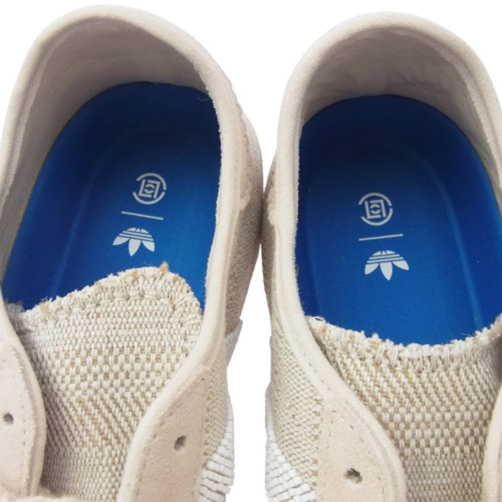 adidas アディダス IH3144 CLOT Gazelle Indoor by Edison Chen Halo Ivory クロット ガゼル インドア バイ エディソン・チャン ヘイローアイボリー ベージュ系 30cm【極上美品】【中古】