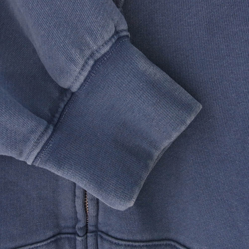 Supreme シュプリーム 24SS Overdyed Small Box Zip Up Hooded オーバーダイ スモール ボックス ジップ アップ パーカー ブルー系 L【中古】