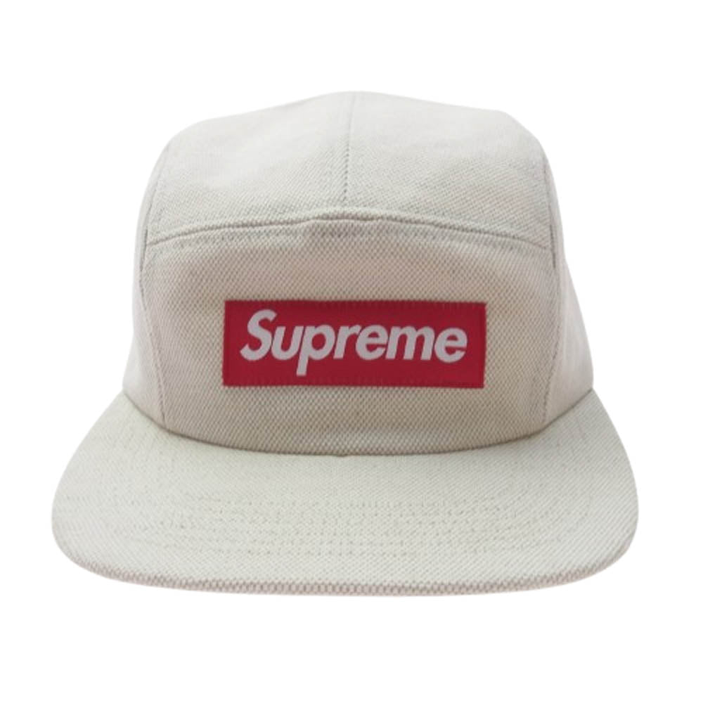 Supreme シュプリーム 13SS Canvas Camp Cap ボックスロゴ キャンバス キャンプキャップ ベージュ系【美品】【中古】