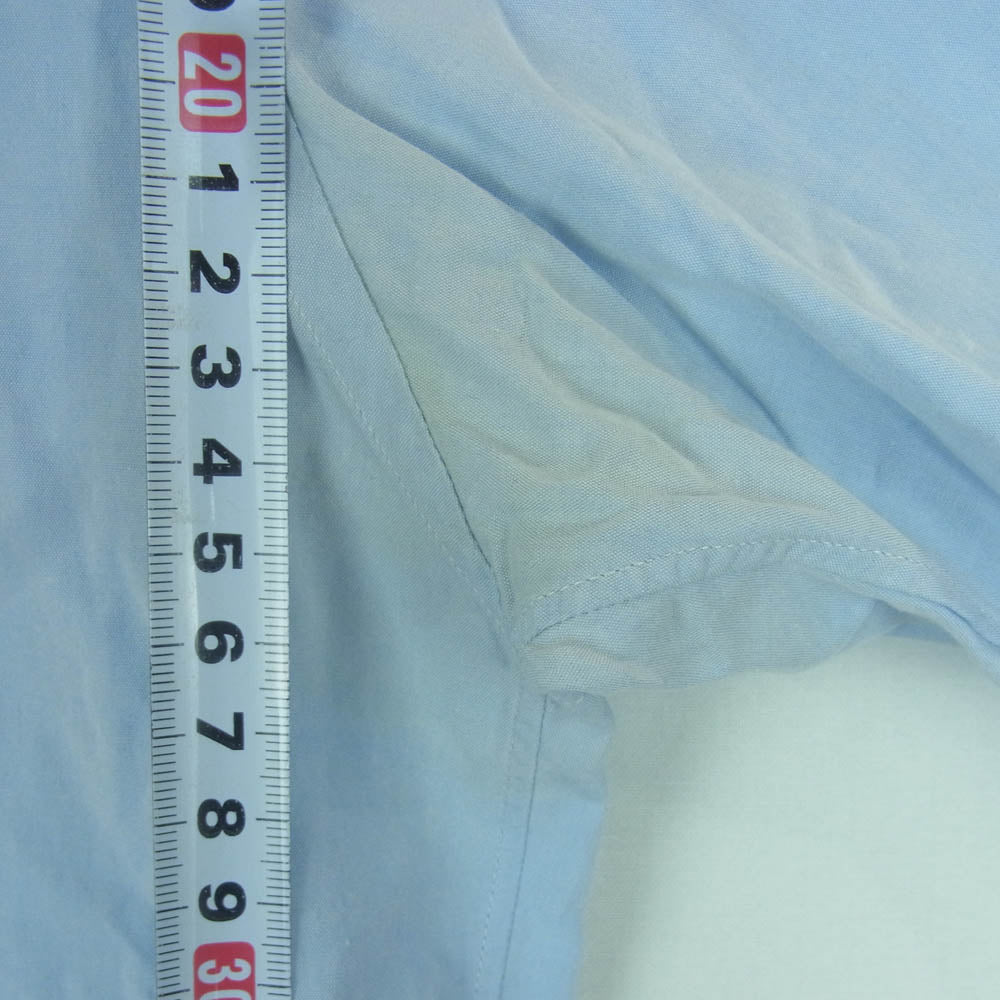 VISVIM ビズビム 12AW 0112205011013 Beads BD ビーズ ボタンダウン 長袖 シャツ 日本製 ライトブルー系 2【中古】