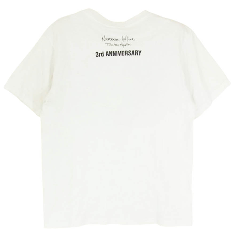 NUMBER(N)INE ナンバーナイン NEWYORK 3RD ANNIVERSARY PRINT TEE ニューヨーク 3周年 エンジェル プリント Tシャツ ホワイト系 2【中古】