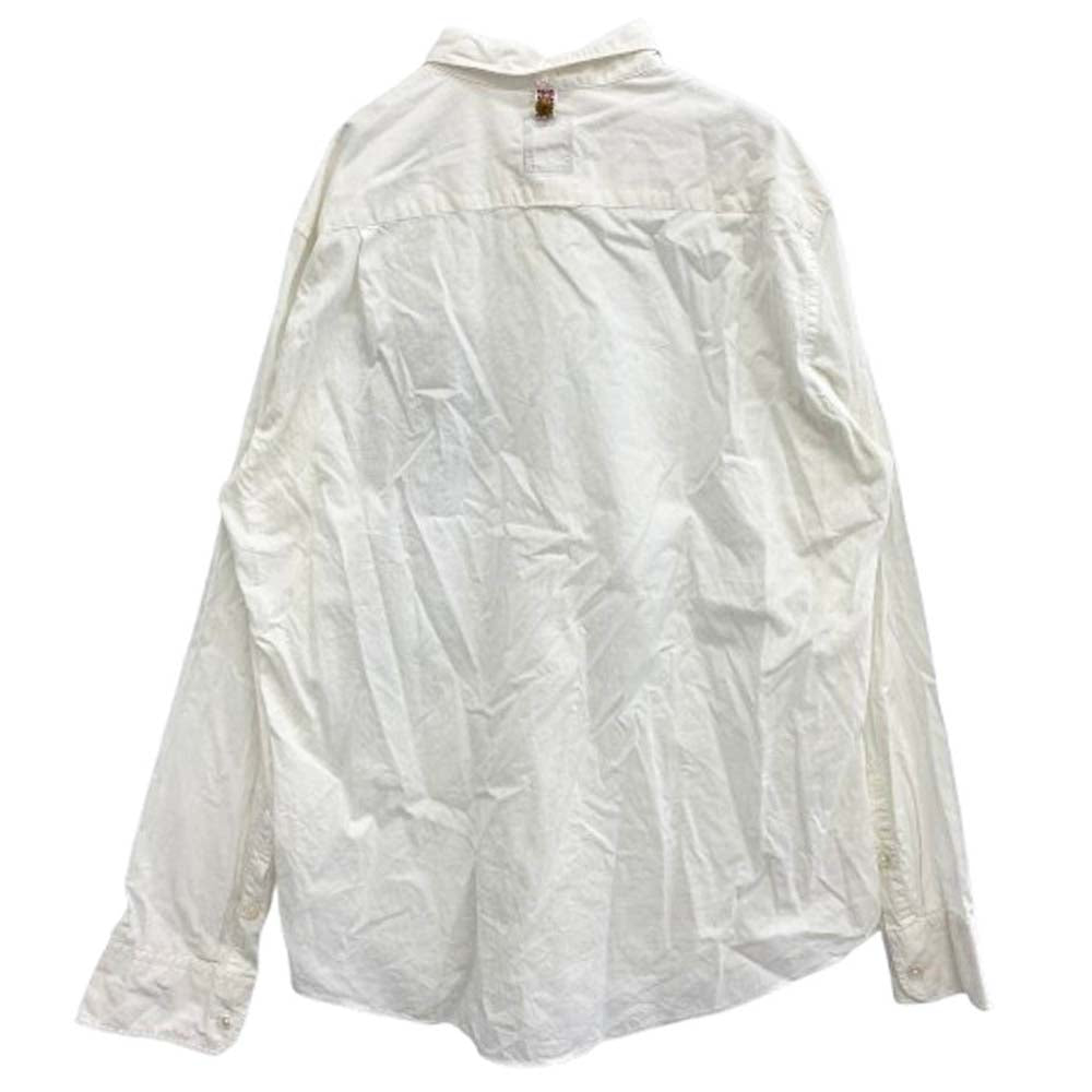 VISVIM ビズビム 0214905011014 バンダナ ポケット 長袖 シャツ ホワイト系 3【中古】