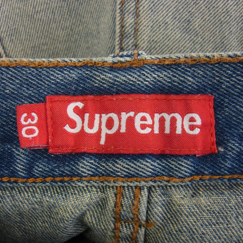 Supreme シュプリーム 24SS Baggy Jean バギー ジーンズ デニム パンツ インディゴブルー系 30【中古】