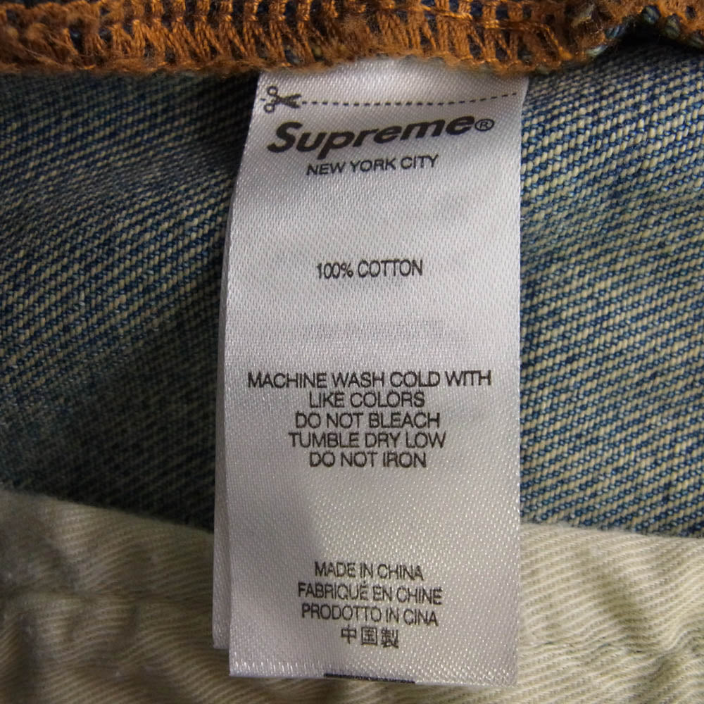 Supreme シュプリーム 24SS Baggy Jean バギー ジーンズ デニム パンツ インディゴブルー系 30【中古】
