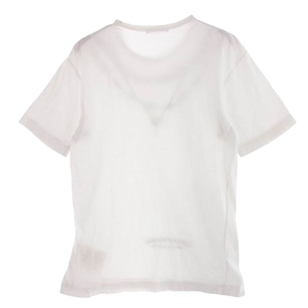 CHROME HEARTS クロムハーツ（原本無） OT-T020 クリスマス限定 COMME des GARCONS コムデギャルソン クラシックリンク ファンシー ローラー チェーン 半袖 Tシャツ ホワイト系 S【中古】