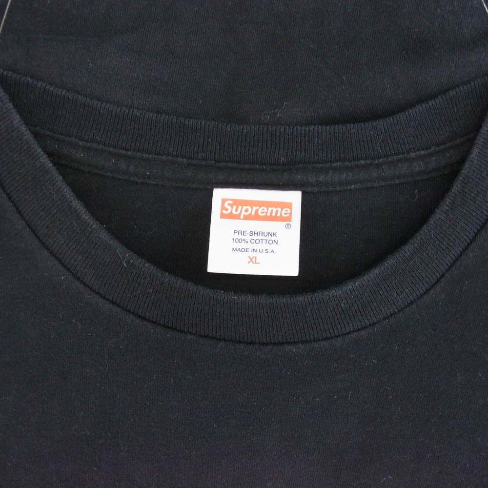 Supreme シュプリーム 12SS Kate Moss Tee ケイトモス 半袖 Tシャツ ブラック系 XL【中古】