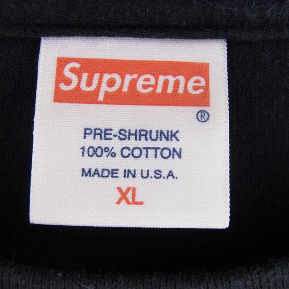 Supreme シュプリーム 12SS Kate Moss Tee ケイトモス 半袖 Tシャツ ブラック系 XL【中古】