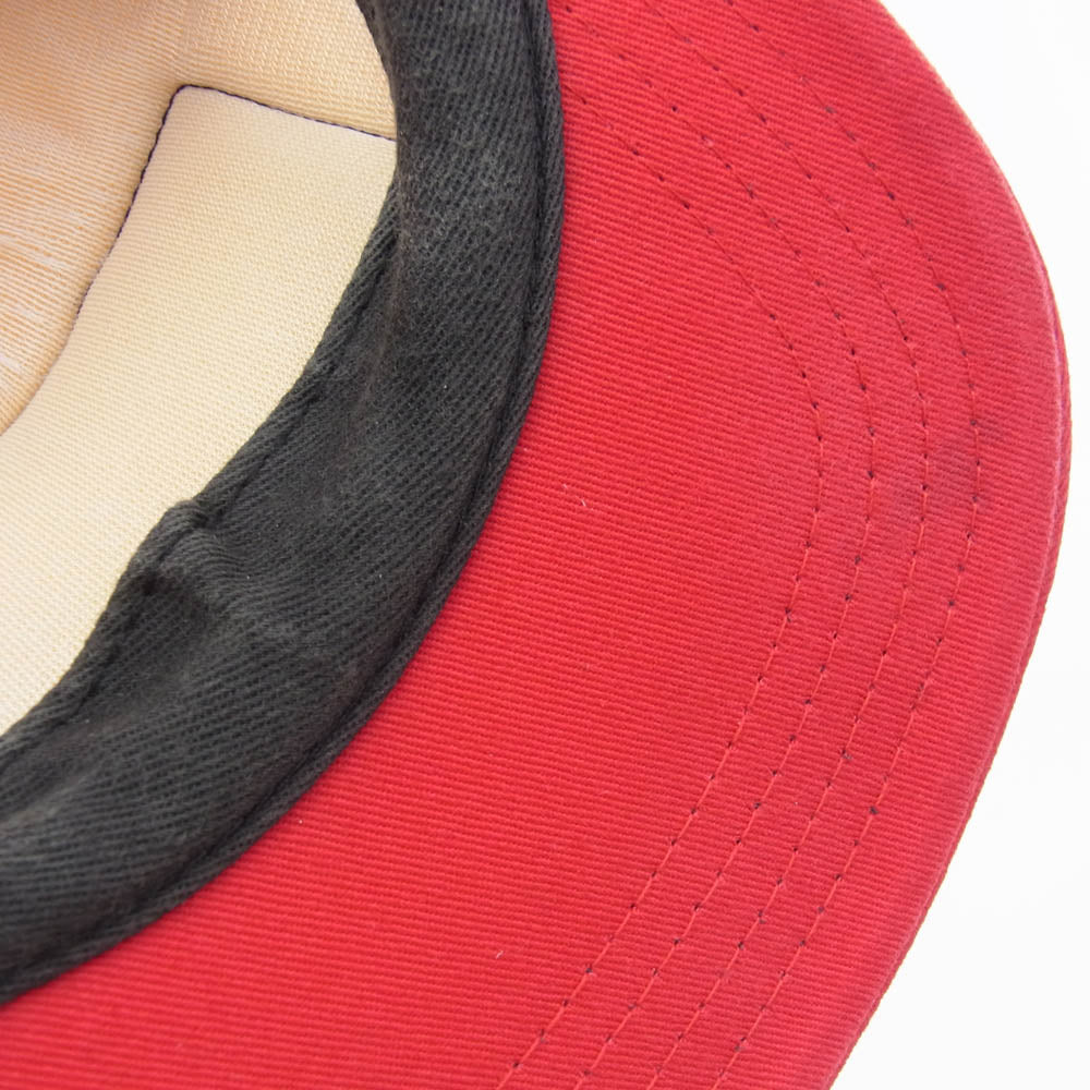 CHROME HEARTS クロムハーツ（原本無） TRUCKER CAP トラッカーキャップ FUCK刺繍 パッチ クロスボール付 メッシュキャップ レッド系【中古】