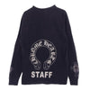 CHROME HEARTS クロムハーツ（原本無） OLD CH L S 1 STAFF ホースシュー バックプリント 長袖 Tシャツ ブラック系 サイズ不明【中古】