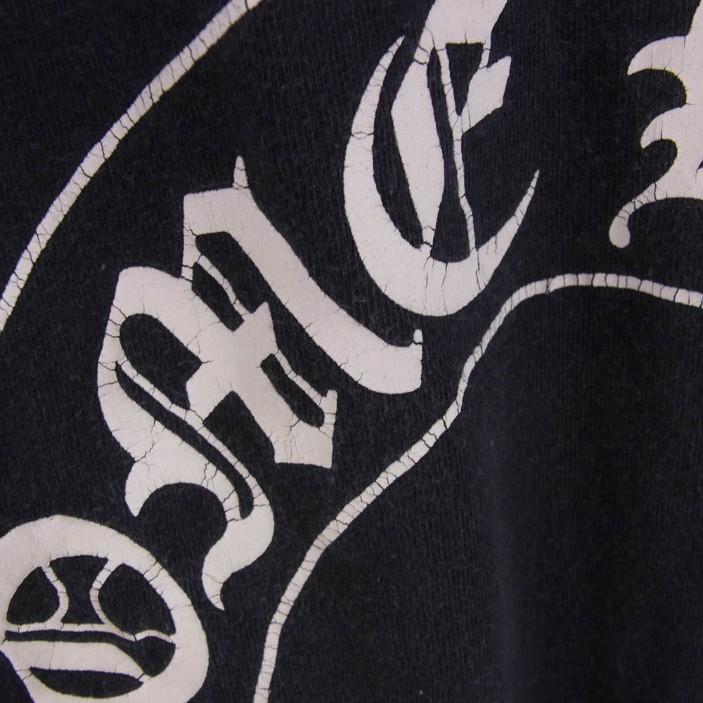 CHROME HEARTS クロムハーツ（原本無） OLD CH L S 1 STAFF ホースシュー バックプリント 長袖 Tシャツ ブラック系 サイズ不明【中古】