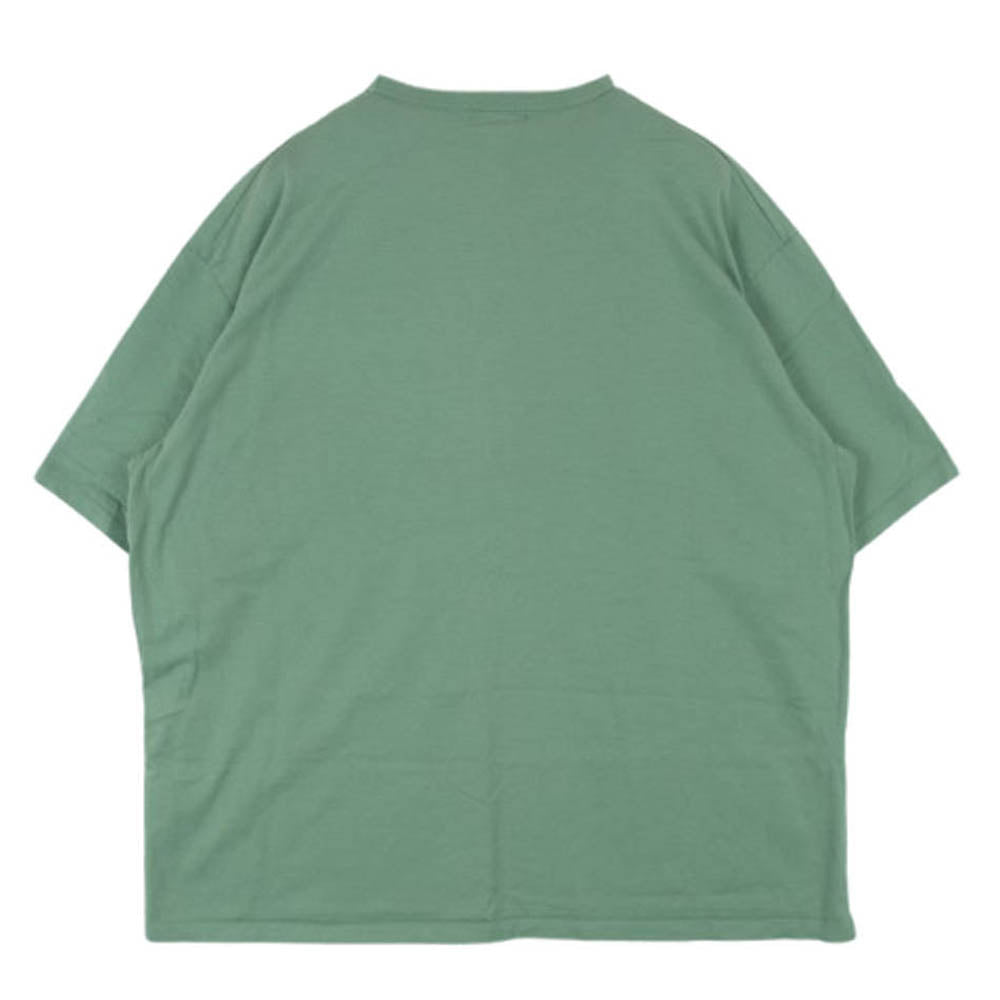 LAD MUSICIAN ラッドミュージシャン 2220-701 カットソー Tシャツ 半袖 コットン 日本製 グリーン系 42【中古】