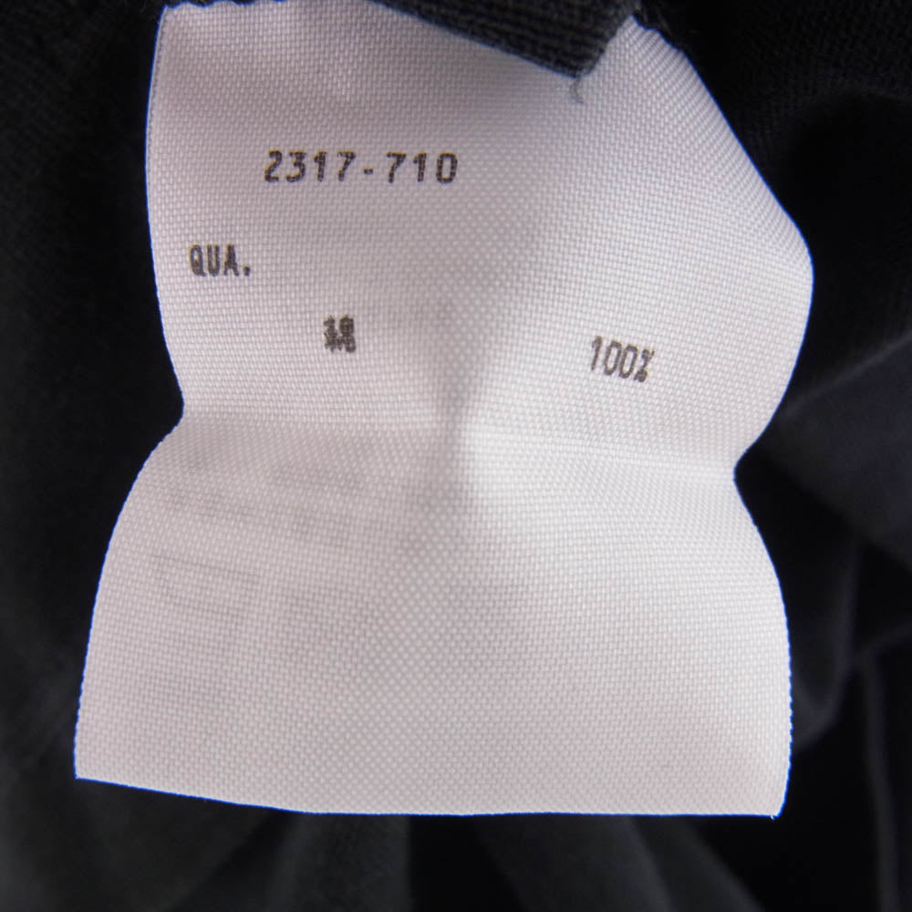 LAD MUSICIAN ラッドミュージシャン ポケット プリント 転写 Tシャツ 半袖 ブラック ブラック系 42【中古】