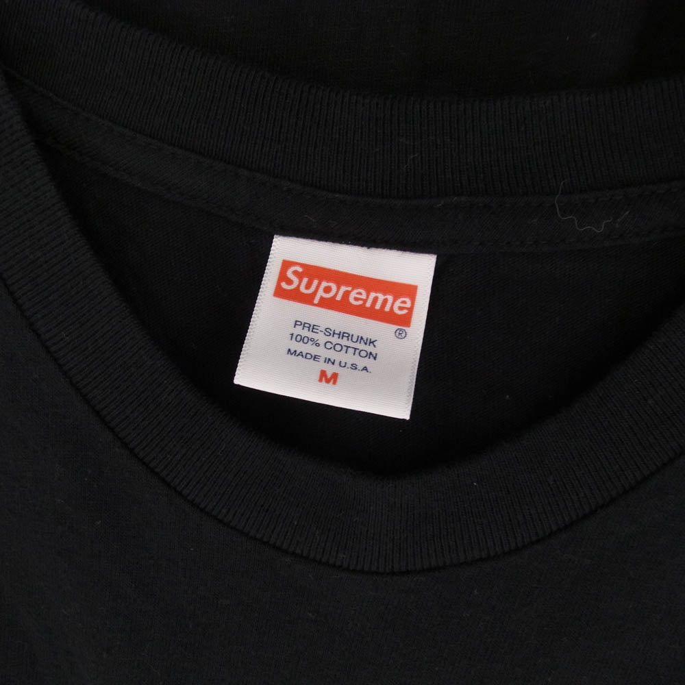Supreme シュプリーム 21SS Not Sorry Tee ノット ソーリー プリント Tシャツ 半袖 ブラック系 M【中古】